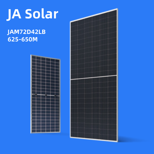 แผงโซลาร์เซลล์แบบโมโนคริสตัลไลน์ JA Solar N-Type Hbc HJT 625-650W แบบสองหน้า (Bifacial) ครึ่งเซลล์ (Half-Cell) สำหรับ BIPV ประสิทธิภาพ 23.3% รับประกัน 15 ปี มาตรฐาน IP68 - Product Image 4