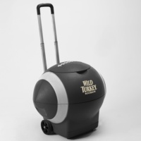 Grand refroidisseur de football en plastique 50L Bonne qualité Coffre à glace dure Boîte isotherme rotative pour le camping de vacances