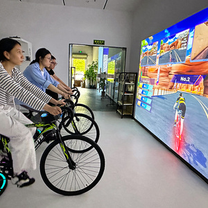 Bicicleta de Ejercicio Interactiva con <span class=keywords><strong>Avatar</strong></span> Virtual, Sensor de Movimiento en Tiempo Real, Máquina de Ciclismo para Interiores - Product Image 5