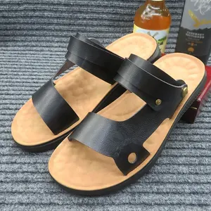 Riseado — sandales d'été pour hommes, chaussure de plage en bois, avec plate-forme en Pvc, aiguilles à bouts larges, origine chinoise