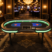 Table de poker de casino professionnelle SUCCESSOR, sur mesure, pliable, Texas Hold'em, mobilier de jeu de luxe pour casino, resort, club