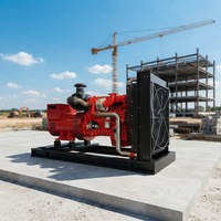 300KW 3-Phasen Industrieller Notstromgenerator Wassergekühlter Motor 50/60Hz Ferngesteuert/Automatischer Start Offener Rahmen Gasgenerator