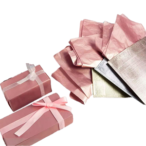 Custom Logo <b>Printed</b> Silk Tissue <b>Paper</b> Roll Bulk Wrapping Kraft <b>Paper</b> for Clothes Packaging PE Coating Material - Product Image 4