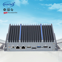 1TOPS RK3568 ARM Rockchip Dual Gigabit Ethernet Mini PC de escritorio sin ventilador Micro Firewall NPU GPU Net Security Stock más popular