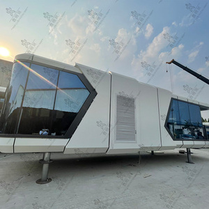 Maison capsule en acier écologique extensible, préfabriquée, villa, serre, remorque, petite cabane, <span class=keywords><strong>Airbnb</strong></span>, séjour, complexe hôtelier - Product Image 2