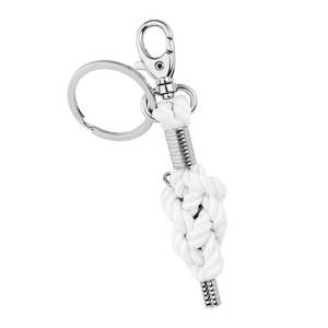 Llavero con Forma de Corazón Blanco, Accesorios para Llaves de Coche con Cordón Blanco - Product Image 2