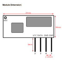 RXB3 433MHz Módulo de recepción inalámbrico RF ASK para sistema de alarma de seguridad Módulo de recepción RX superheterodino Personalización