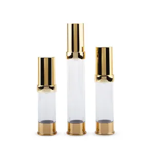 Modernes tragbares kosmetisches Hautserum AS Airless-Reise-Flaschen 20 ml, luftlose Körperöl-Pumpflasche, luftlose Bodenflasche