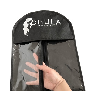 Sac de rangement pour extensions de cheveux personnalisé sac de rangement en pvc de bonne qualité Wwg avec logo - Product Image 3