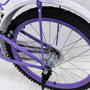 <span class=keywords><strong>Bicicletta</strong></span> da città per <span class=keywords><strong>bambina</strong></span>/ragazza con cestino, 20/24 pollici, monovelocità, forcella in acciaio, colore rosa - Product Image 6