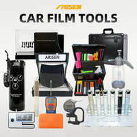 Kit d'outils pour le teintage des vitres de voiture, équipement d'installation de film PPF, pistolet thermique, raclette, grattoir, pulvérisateur