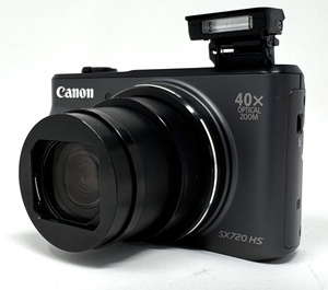 Appareil photo numérique SX720 HS noir, résolution Full HD avec stabilisation électronique, utilisé pour les applications américaines. - Product Image 4