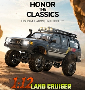 JXC5826 LC80 <span class=keywords><strong>1</strong></span>/12 RC mainan anak laki-laki, <span class=keywords><strong>Crawler</strong></span> 2.4G skala penuh 4WD kendali jarak jauh mendaki Off-road mobil hobi kelas untuk hadiah Natal - Product Image 2