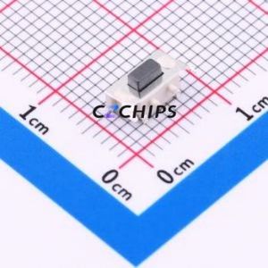 TSC02-TDW0FH3.5 Tactile Switch SMD,7.7x3.5mm Switch Single Pole Single Throw Rectangle Button 2.5N Horizontal Mount - Product Image 1