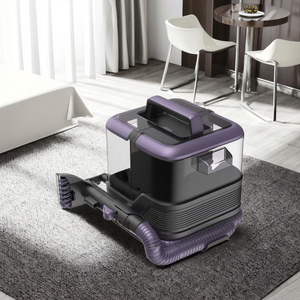 <span class=keywords><strong>Aspirateur</strong></span> à main puissant de 1650 W, réservoir d'<span class=keywords><strong>eau</strong></span> douce de 2000 ml, nettoyage à la vapeur pour la maison, la voiture, l'hôtel, le canapé, le nettoyage des tapis - Product Image 1