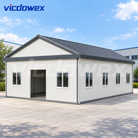 VICDOWEX Bâtiment préfabriqué de type K pour camp de construction, salle à manger et cantine du personnel