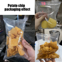 Haute qualité Puff Food Crisp Banana Plantain Chips Snack Frites Pommes De Terre Chips Automatique Poche Machine D'emballage