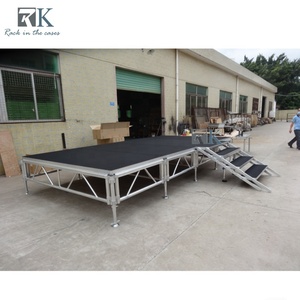 Lightweight Aluminium Alloy Portable Stage Platform Truss Stage with Custom Dimensions for Indoor Outdoor Events - Product Image 3