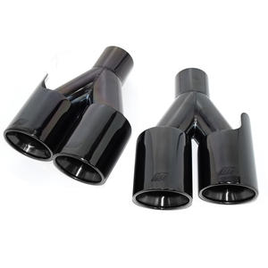 Voor Bmw Hoge Kwaliteit 304 Roestvrij Staal <span class=keywords><strong>M</strong></span> Prestatie Dual Tail Pipe Universele Auto Uitlaat Tip 4 Outlets Decoratief Op Maat - Product Image 5