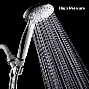 Yüksek Basınçlı 5 Ayarları El Duş Başlığı Akış Regülatörü ile, kolay Kontrol Su Basınç ve Su Akış - Product Image 5