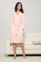 Robe de Nuit Sexy Femme, Peignoir Long en Coton, Robe de Chambre Confortable en Modal et Bambou pour Femmes