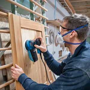 Ponceuse excentrique <span class=keywords><strong>BOSCH</strong></span> GEX 125-1AE 220V 125mm, machine à poncer à vitesse réglable, meuleuse à disque, outil électrique - Product Image 5