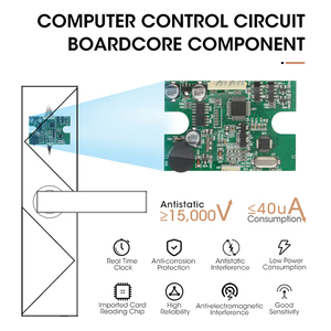 Locstarほぞ穴デジタルMfidカードアルミニウム電子キー安全ロックホテルドアロック無料管理ソフトウェアシステム - Product Image 2