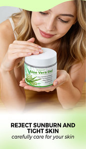 Crème <span class=keywords><strong>Visage</strong></span> à l'<span class=keywords><strong>Aloe</strong></span> Vera en Gros d'Usine, Gel Naturel Bio Éclaircissant et Réparateur Après-Soleil - Product Image 6