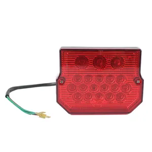 Luz trasera LED para motocicleta, luz trasera de freno para MZ, ETZ 150, 250, 251, 301, para Simson SR50, S51, <span class=keywords><strong>SUZUKI</strong></span> TS125, TS150, TS250 - Product Image 1