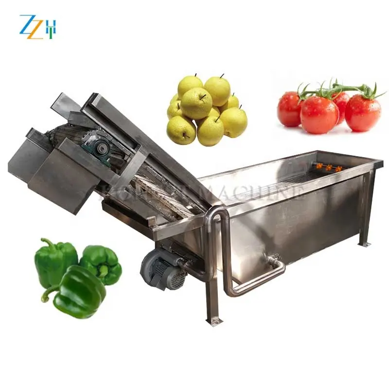 Hot Sale Tomato Washing Machine / Air Bubble Washing Machine / Potato Wash And Drying Machine