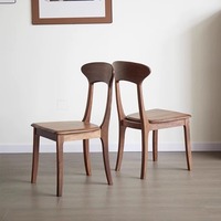 Chaises de salle à manger en bois massif au design moderne avec revêtement en tissu pour restaurant, café ou villa - Prix d'usine - Mobilier de restaurant