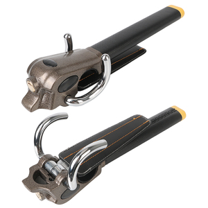 Verrou de <span class=keywords><strong>volant</strong></span> de voiture pliable en acier en forme de T Sinodiving <span class=keywords><strong>avec</strong></span> 3 clés, dispositif de sécurité antivol - Product Image 2