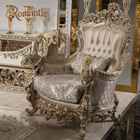 Ensemble de canapés de salon de luxe royal turc, design européen, grand ensemble complet, style rétro, en bois doré, en forme d'arc, inclinable, 321