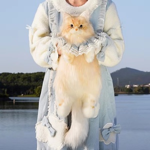 Mochila de Felpa con Diseño de <span class=keywords><strong>Gato</strong></span> Maine Coon, Linda Bolsa de Hombro de Peluche, Juguete de Peluche, Regalo de Cumpleaños - Product Image 1