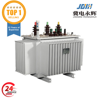 Transformateur de puissance immergé dans l'huile de 100 kVA à 2500 kVA, transformateur de distribution