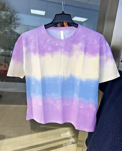 T-shirt thermochromique pour homme, changement de couleur UV, coton léger, blanc, dégradé réactif, activé par la lumière du soleil - Product Image 3