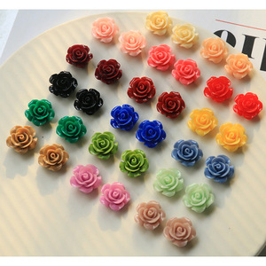 Nouveauté, têtes de fleurs artificielles en soie colorées, grandes, vente en gros, fleurs artificielles, roses pour la décoration de mariage - Product Image 1