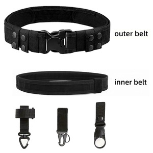 Cinturón Táctico de Nailon para Hombre, Cinturón de Servicio de Seguridad, Cómodo para Llevar, para Luces de Caza, Accesorios de Caza, Elasticidad, Varios Tamaños - Product Image 3