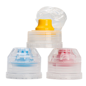 Tapa superior abatible <span class=keywords><strong>para</strong></span> botella <span class=keywords><strong>de</strong></span> agua deportiva <span class=keywords><strong>de</strong></span> 28mm con válvula <span class=keywords><strong>de</strong></span> <span class=keywords><strong>silicona</strong></span> <span class=keywords><strong>de</strong></span> control <span class=keywords><strong>de</strong></span> flujo sin derrames y a prueba <span class=keywords><strong>de</strong></span> manipulaciones hecha <span class=keywords><strong>de</strong></span> plástico PP - Product Image 1