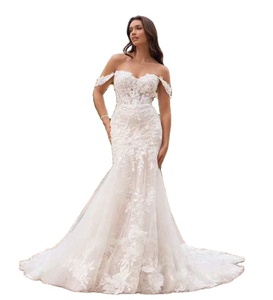 Vestido de Novia Moderno de Talla Grande Estilo Vascuero 2023 con Escote Corazón y Encaje, Sin Mangas, Estilo Boho, Precio de Fábrica - Product Image 2