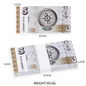 ธนบัตรของเล่นโจรสลัดขายส่ง สำหรับงานปาร์ตี้ธีมฮาโลวีน การแสดงบนเวที ของตกแต่ง และอุปกรณ์ของเล่น - Product Image 5