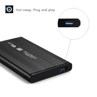 Caja Externa para Disco Duro USB 3.0 SATA HD HDD Transcend, Carcasa Externa de Aluminio de 2.5 Pulgadas para PC