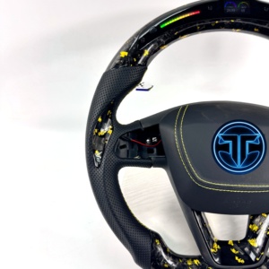 Volant de voiture en fibre de carbone forgée pour <span class=keywords><strong>Seat</strong></span> Cobra MK3 <span class=keywords><strong>Cupra</strong></span> Ateca 2015-2019, accessoires de voiture - Product Image 6