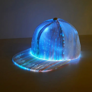 Meilleures ventes Casquette de baseball à fibres optiques lumineuse à LED phosphorescente dans le noir pour fête - Product Image 6