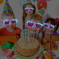 Vente chaude Nouveau Design Créatif LED Lunettes De Fête Lunettes Lumineuses Lunettes De Soleil Night Party Lunettes Clignotant LED Lunettes
