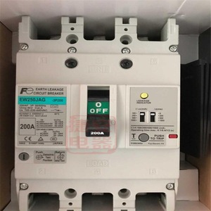 Disjoncteur différentiel Fuji Electric Fa 3P 5A 30mA à usage industriel, fabriqué au Japon - Product Image 3