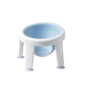Baby Bath <b>Stool</b> Blue 0-12 Months Folding Bath Seat For Infant Toilet Use - Product Image 1