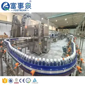 Full Automatic Complete Turnkey PET Bottle Filling Capping Machine Pure Drinking Mineral Water Bottling Plant Sale