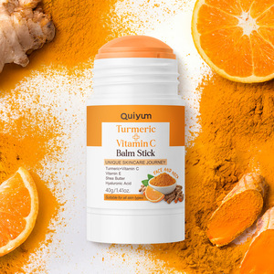 Bâton de baume au curcuma et à la vitamine <span class=keywords><strong>C</strong></span> QUIYUM 40g – Traitement ciblé pour le teint terne du visage et crème pour le cou - Product Image 2