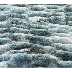 Vente flash - Jeté en fausse fourrure Mon Château - Arbre de Noël - Hiver - Canapé - Lit - Sofa - Couvertures pour la maison - Product Image 3
